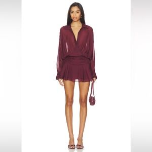 x Christina Elezaj Elena Romper in Oxblood
Lovers and Friends